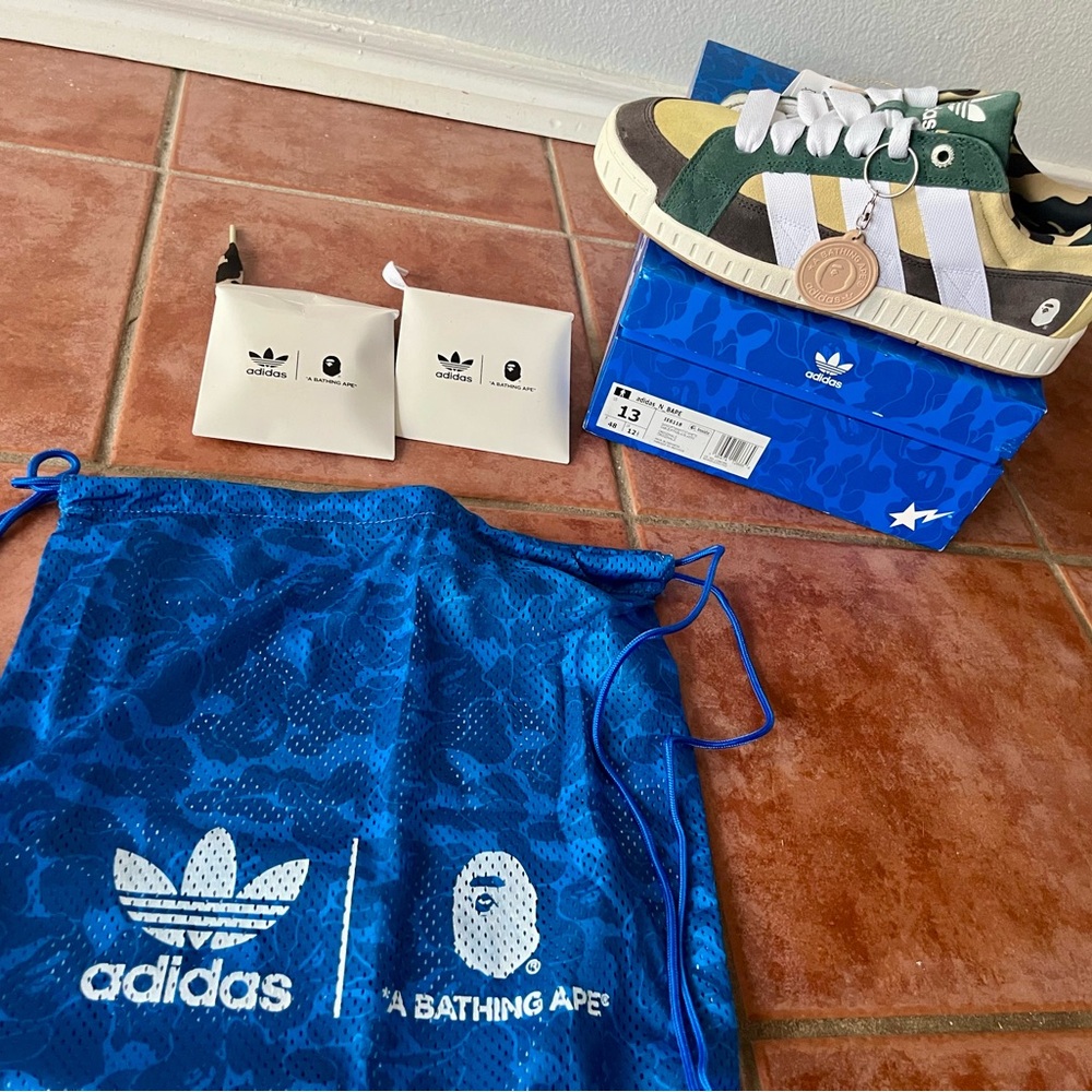Adidas x bape skate shoes